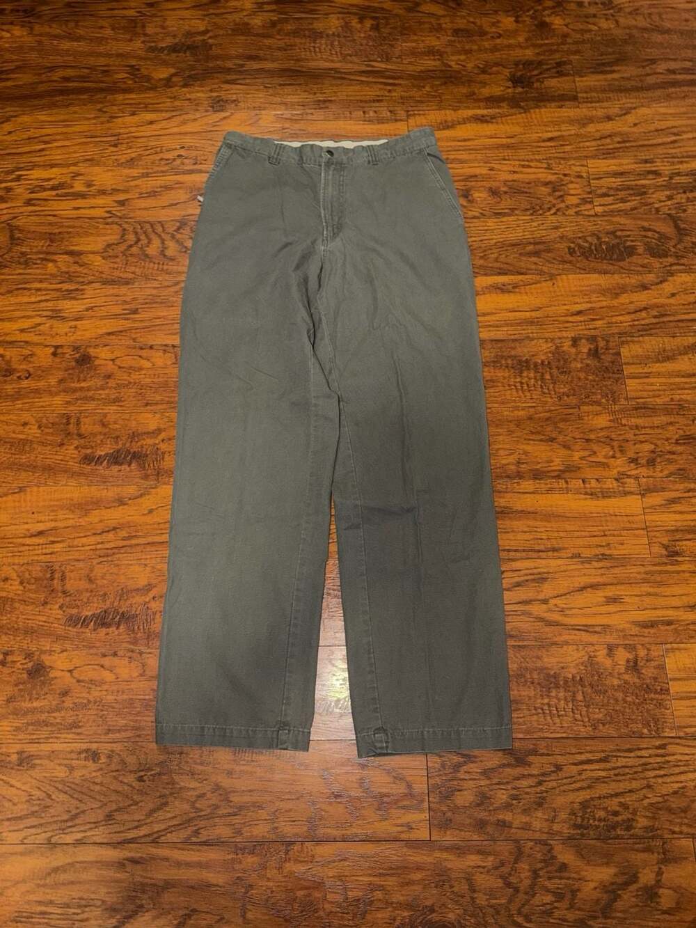 Columbia Green Cargo Pants Size 32x32 Cotton Blend Work Style